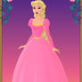 Barbie as Rapunzel servant dress