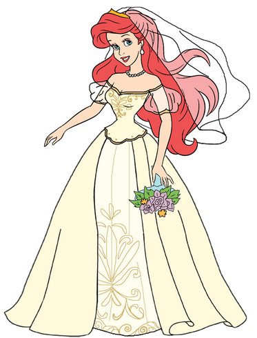 Ariel { Wedding Dress } by kawaiibrit on deviantART  Disney princess  ariel, Ariel wedding dress, Disney princess wedding