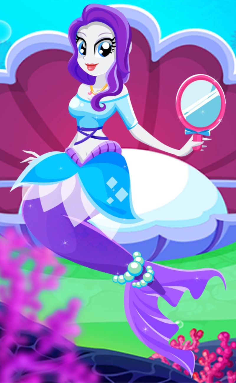 Rarity The Mermaid by Glittertiara on DeviantArt