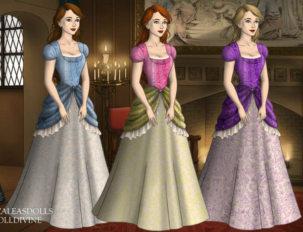 Triplets Deviantart Triplet Princesses by Glittertiara on DeviantArt