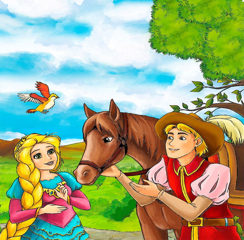 Rapunzel and Her Prince by Glittertiara on DeviantArt