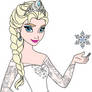 Elsa's wedding dress