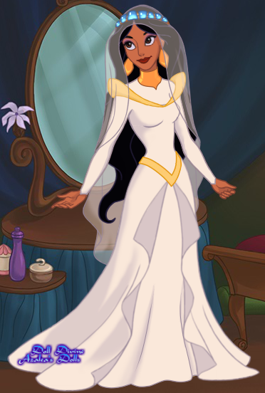 Jasmine's Wedding Dress by unicornsmile on DeviantArt