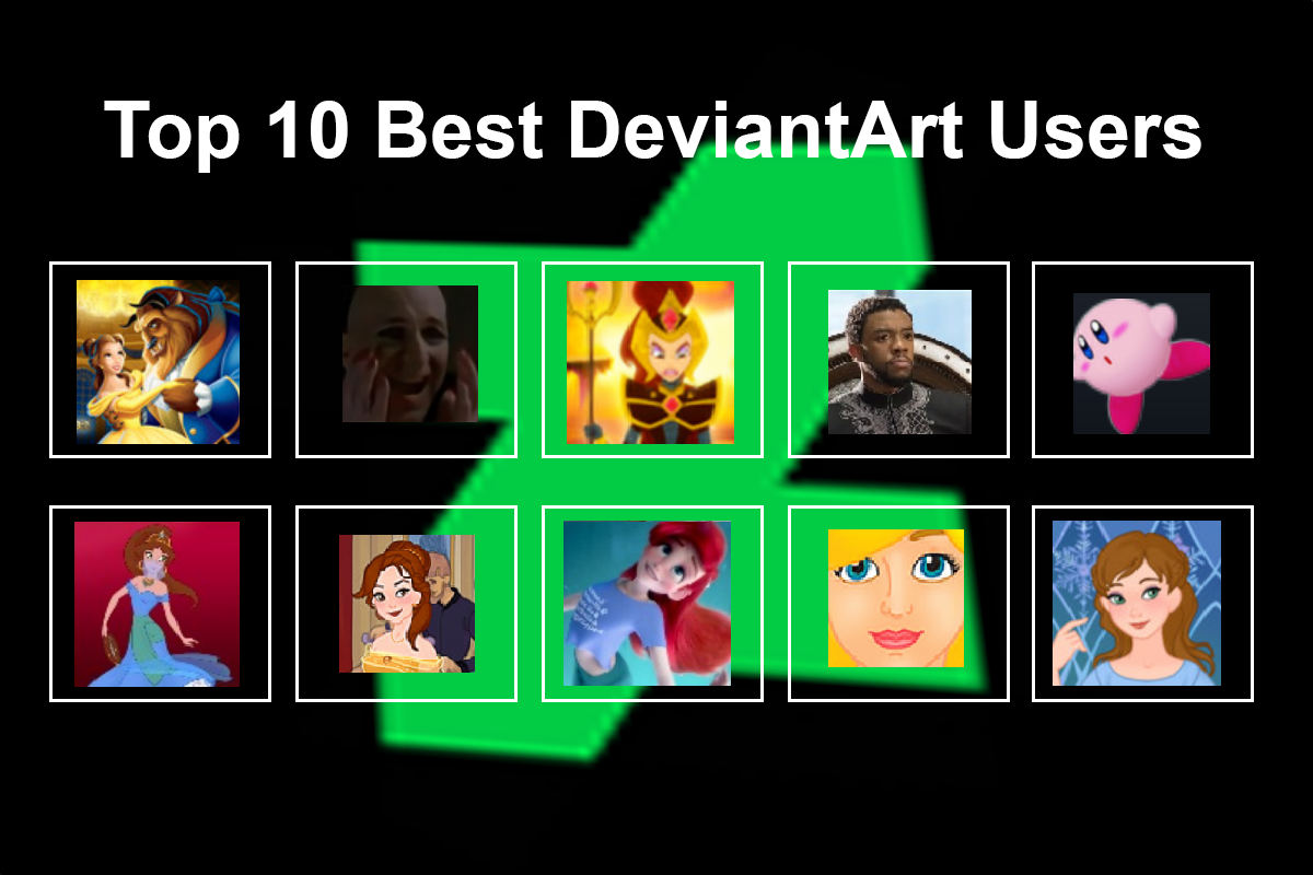 Top 10 Best Deviantart Users by Glittertiara on DeviantArt