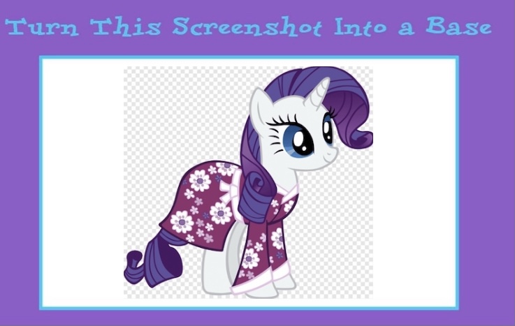 turn Rarity and night robe into a base by Glittertiara on DeviantArt
