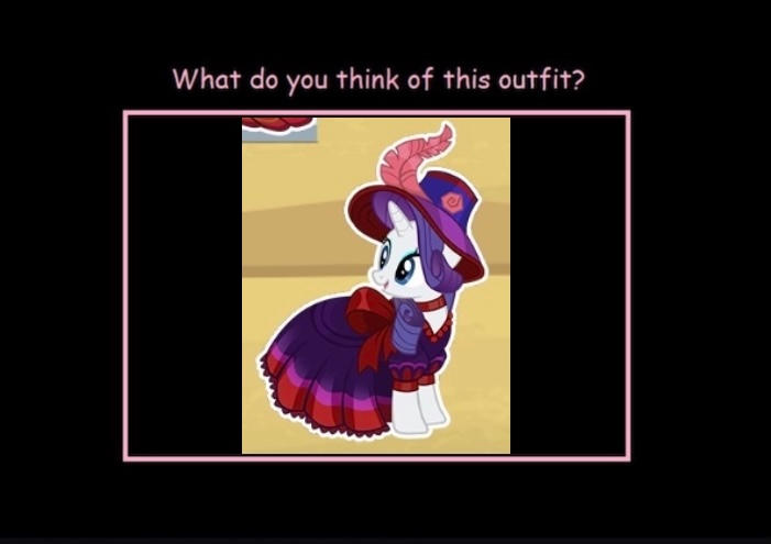 What do you think of Rarity's western gown? by Glittertiara on DeviantArt