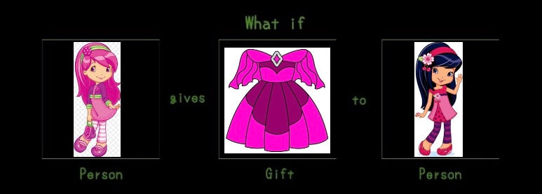 Cherry X Raspberry Raspberry gives Cherry pink attire by Glittertiara on DeviantArt