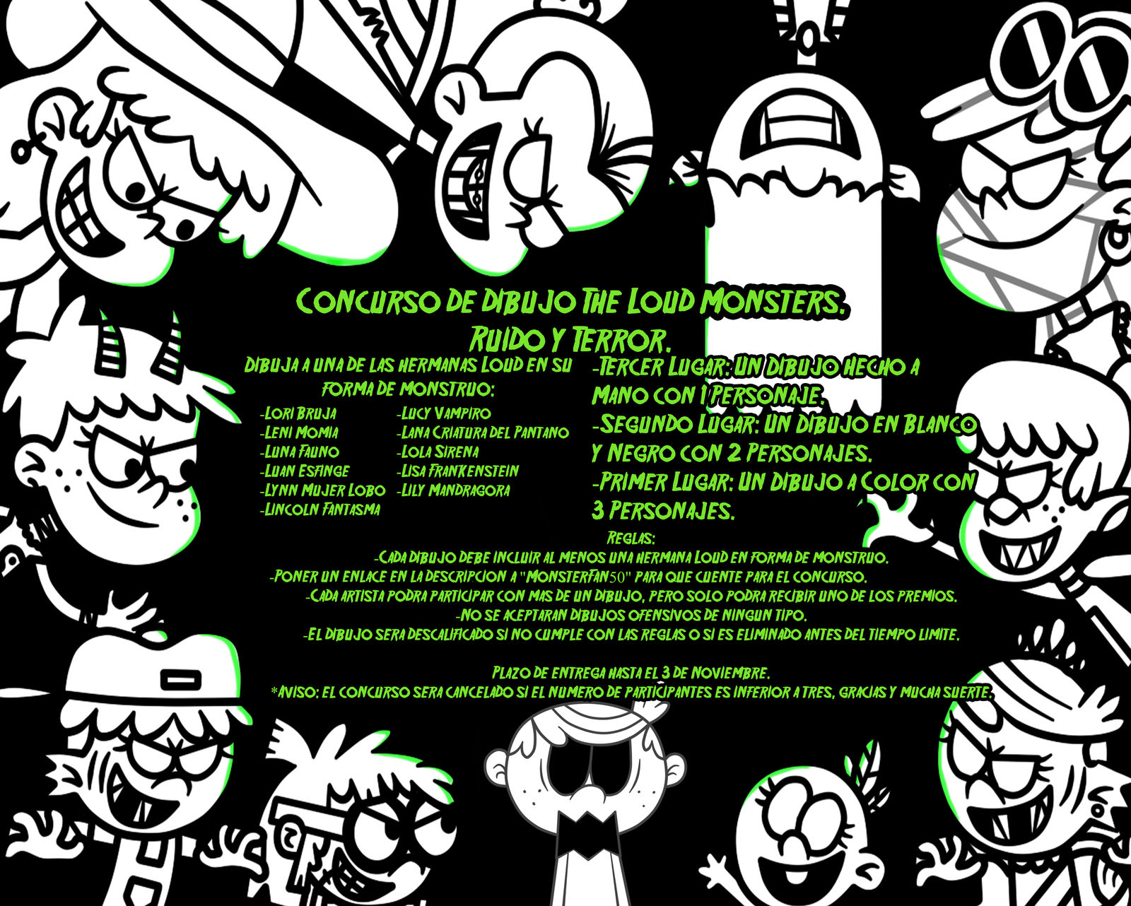 Concurso de Dibujo The Loud Monsters by MonsterFan50 on DeviantArt