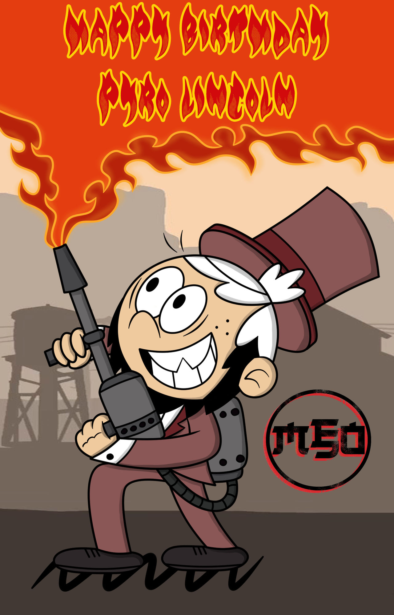 Happy Birthday Pyro Lincoln (RED Team) by MonsterFan50 on DeviantArt