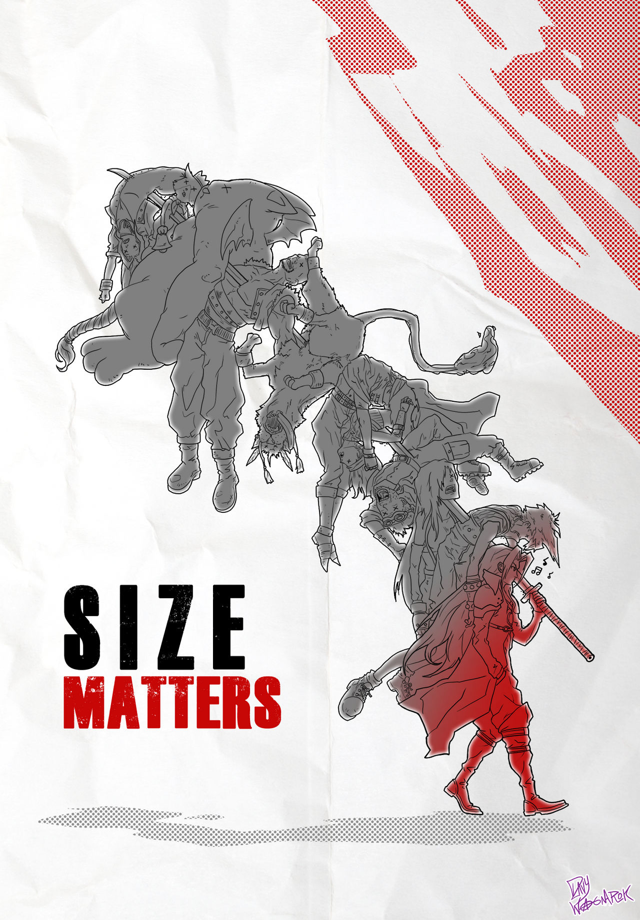 FF7 parody - Size Matters