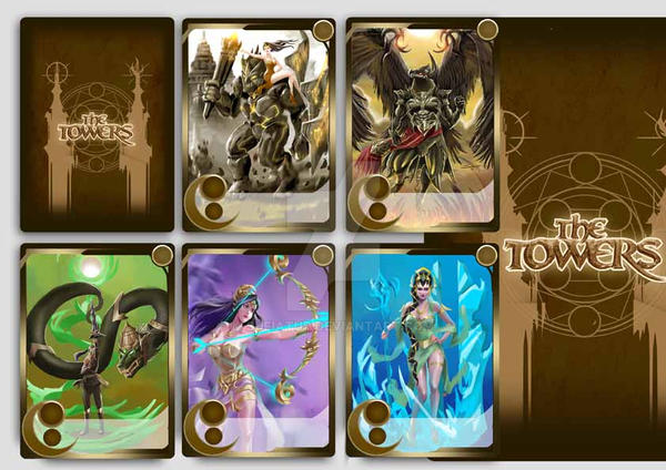 Trading card concept art by Sufiatur on DeviantArt