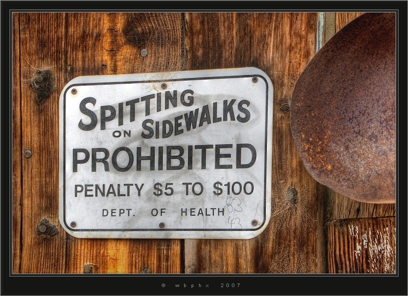 Spitting Prohibited