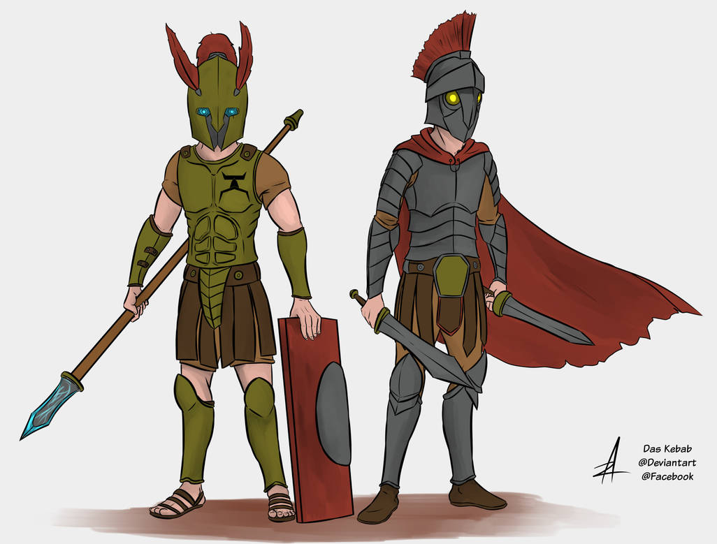 Romulus and Remus (Concept characters) by DasKebab on DeviantArt