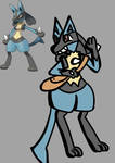 Lucario  by olik20405