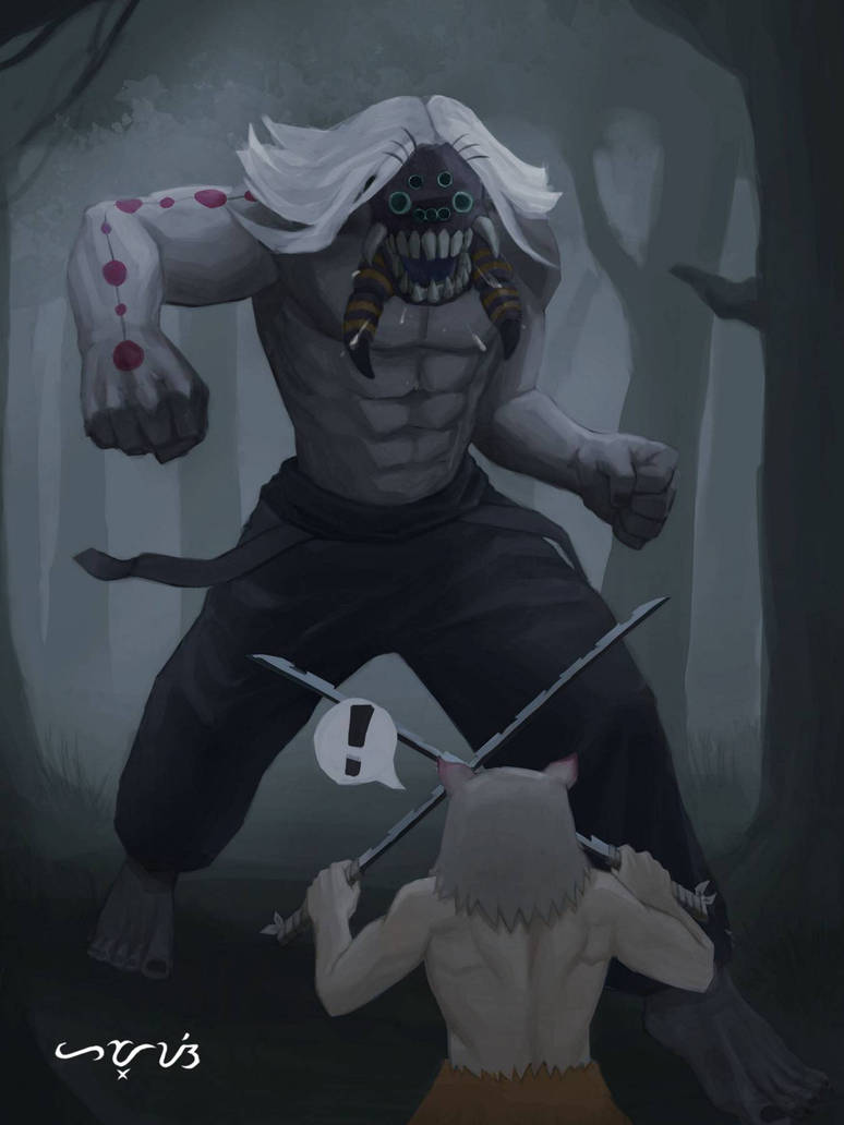 How Is Inosuke Dad Inosuke vs demon father spider by tanjarce on DeviantArt