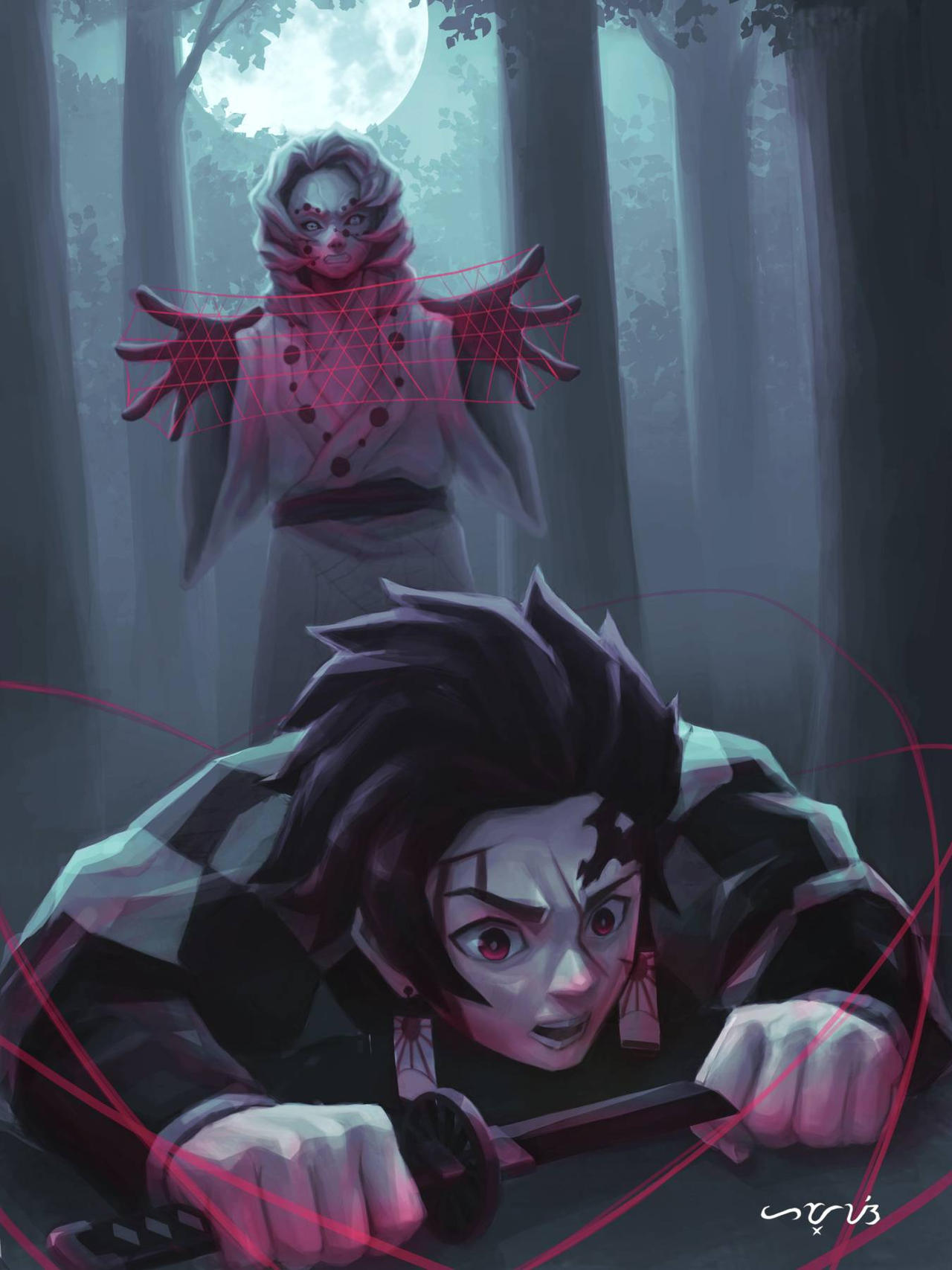 Download Tanjiro And Rui Kimetsu No Yaiba Picture