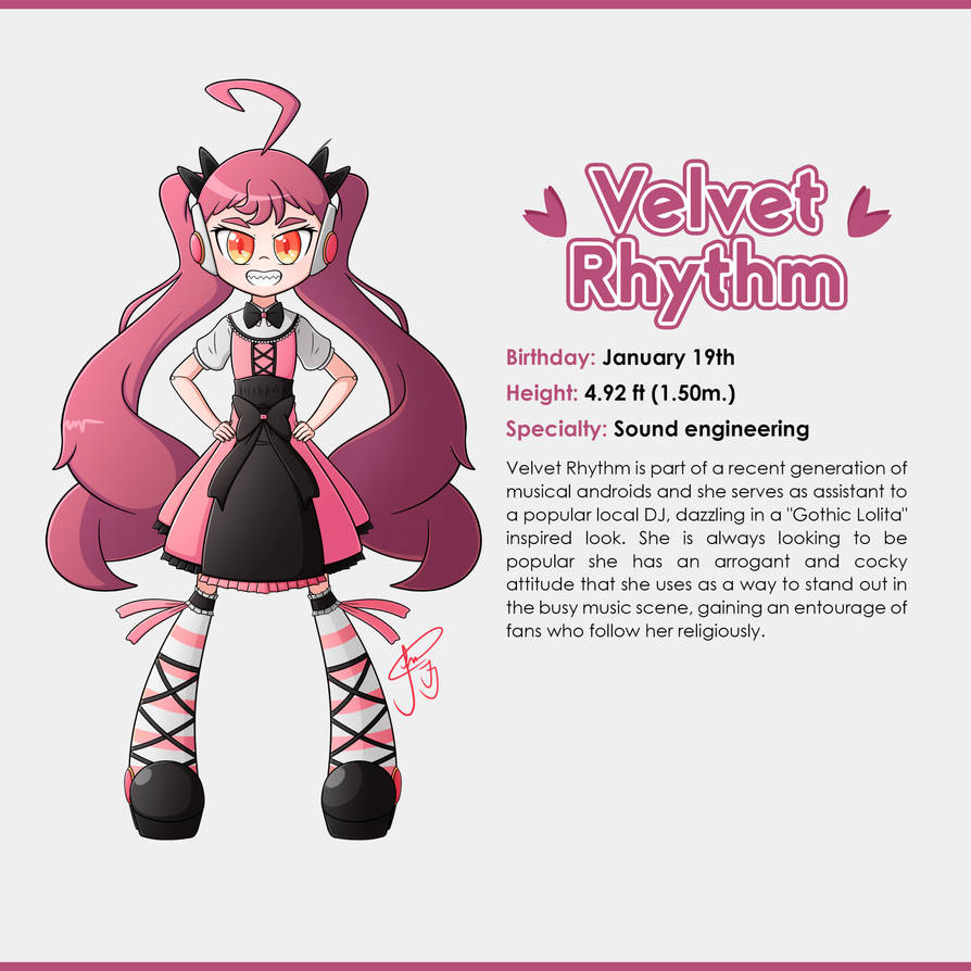 Velet Rythm (OC) Velvet Rhythm by JJ-PSD on DeviantArt