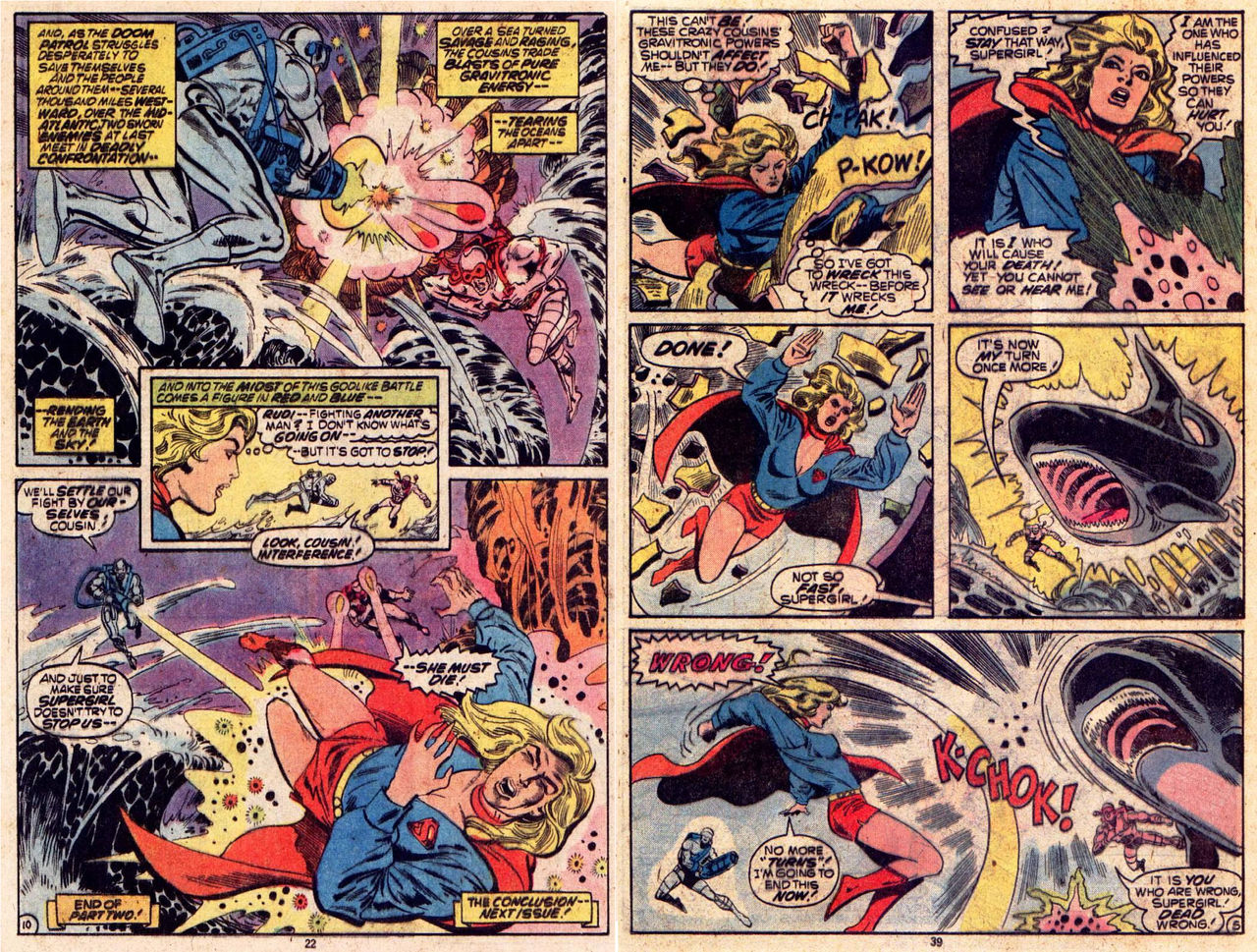 Kara tanking gravitational beams by Lans20000 on DeviantArt