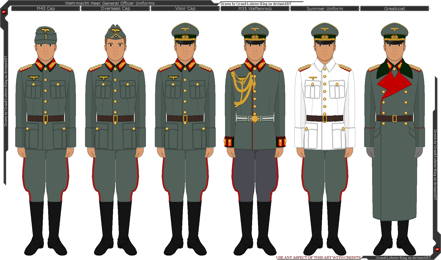 Wehrmacht Heer General Uniforms