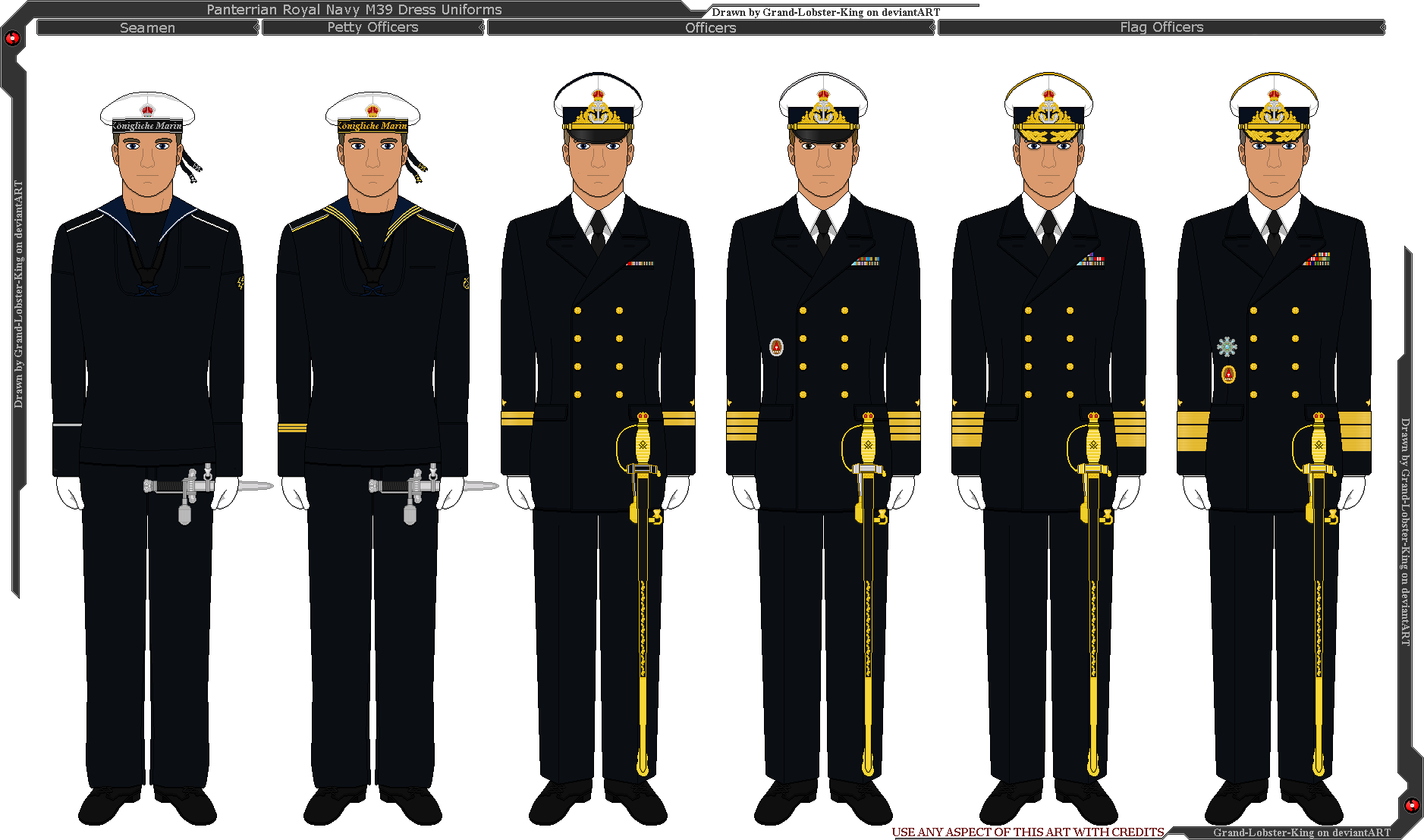 Panterria - Royal Navy Dress Uniforms by Grand-Lobster-King on DeviantArt