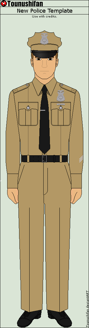 Police Uniform Template Printables