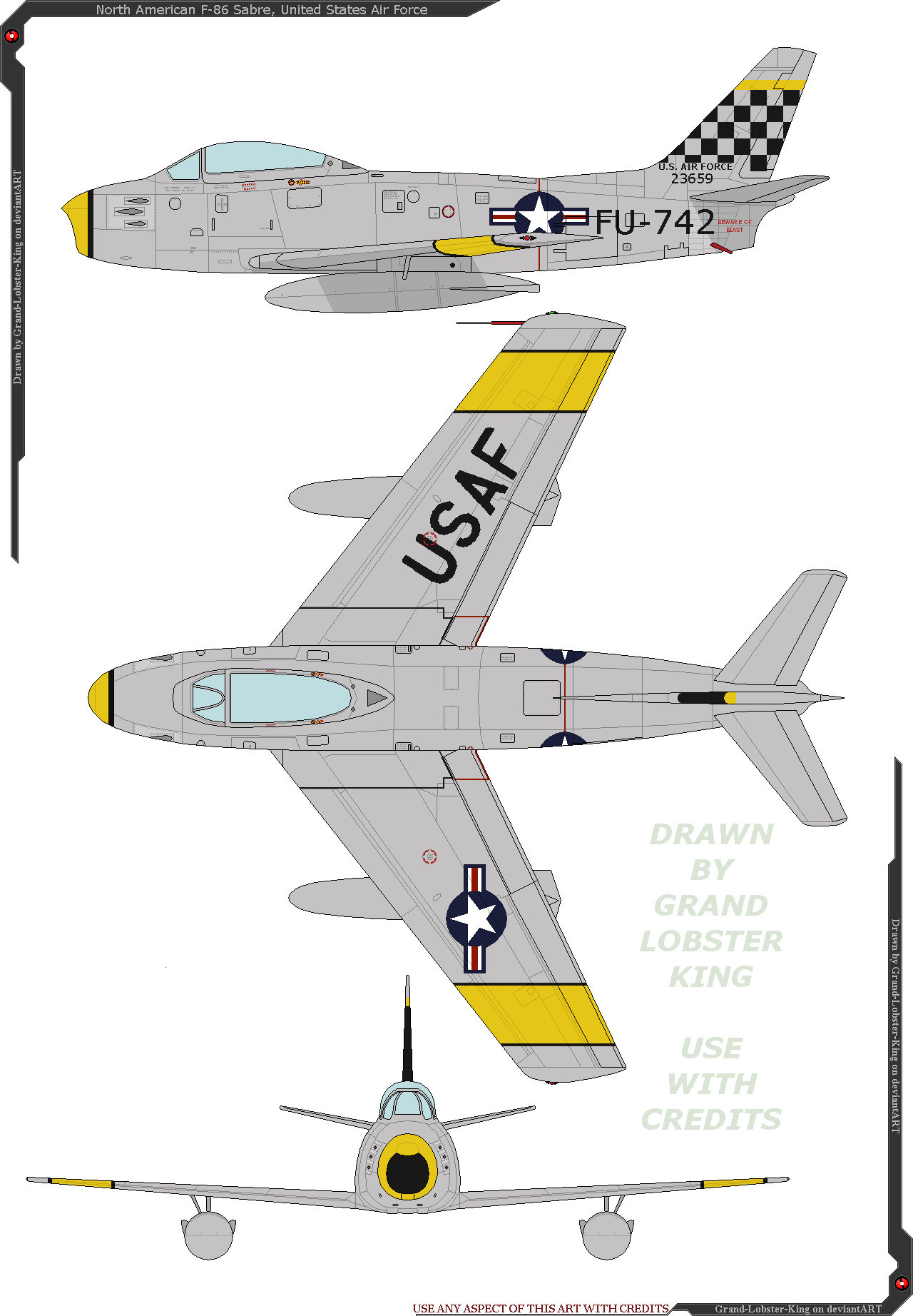 North American F-86 Sabre (USAF)