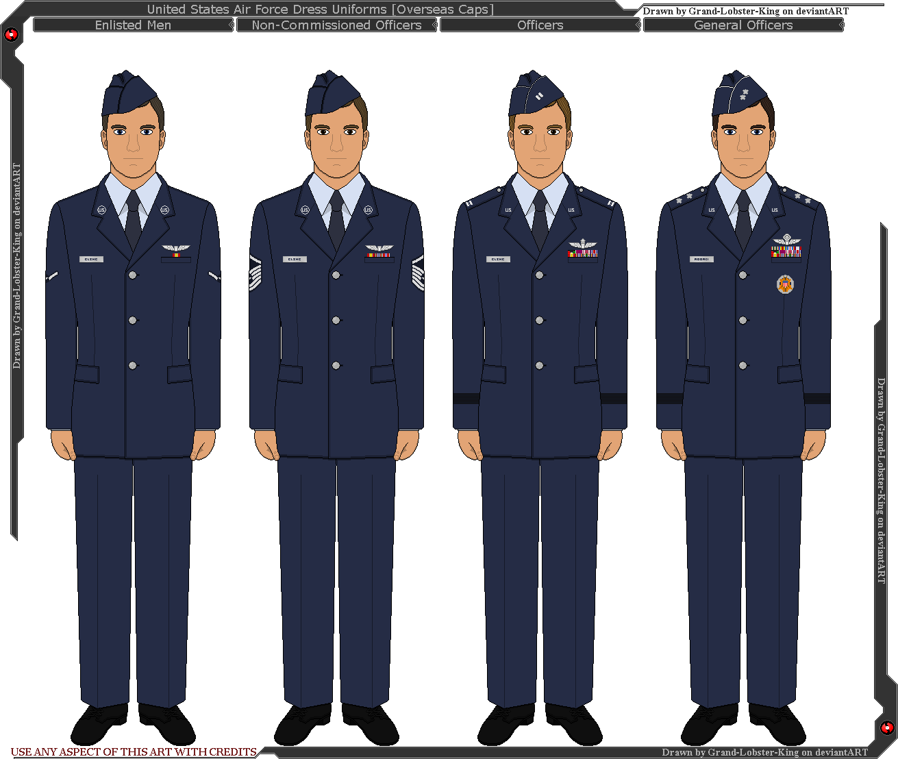 United States Air Force Dress Uniforms by Grand-Lobster-King on DeviantArt United States Air Force Dress Uniforms by Grand-Lobster-King on DeviantArt