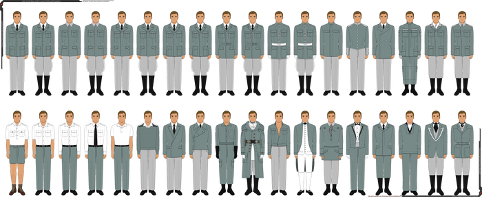 Male Pixel Base Clothing/Uniform Templates by Grand-Lobster-King