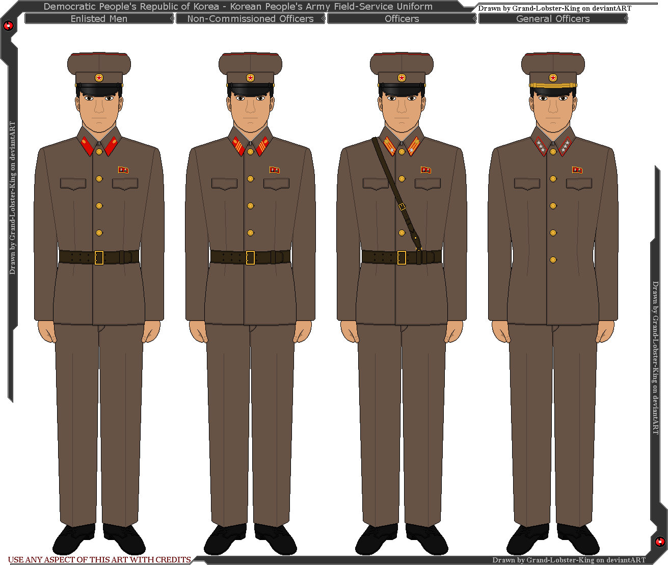 north korean army officer uniform