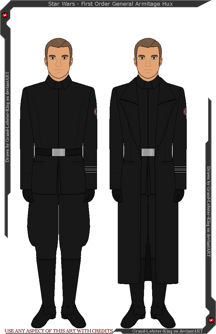 Star Wars - First Order General Hux's Uniforms