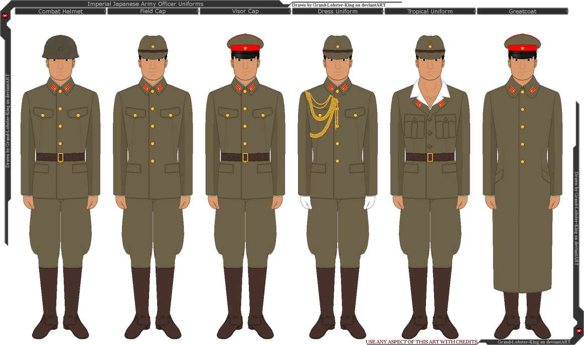 Imperial Japanese Army Officer Uniforms by Grand-Lobster Imperial Japanese Army Officer Uniforms by Grand-Lobster