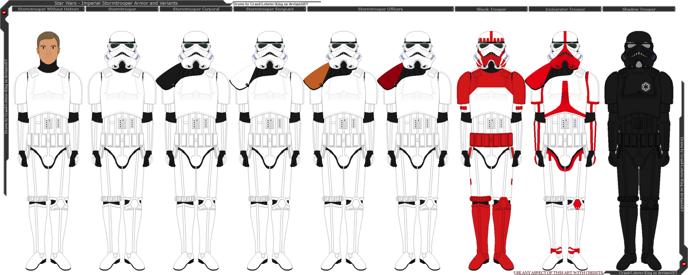 Star Wars - Imperial Stormtrooper Variants by Grand-Lobster-King on ...