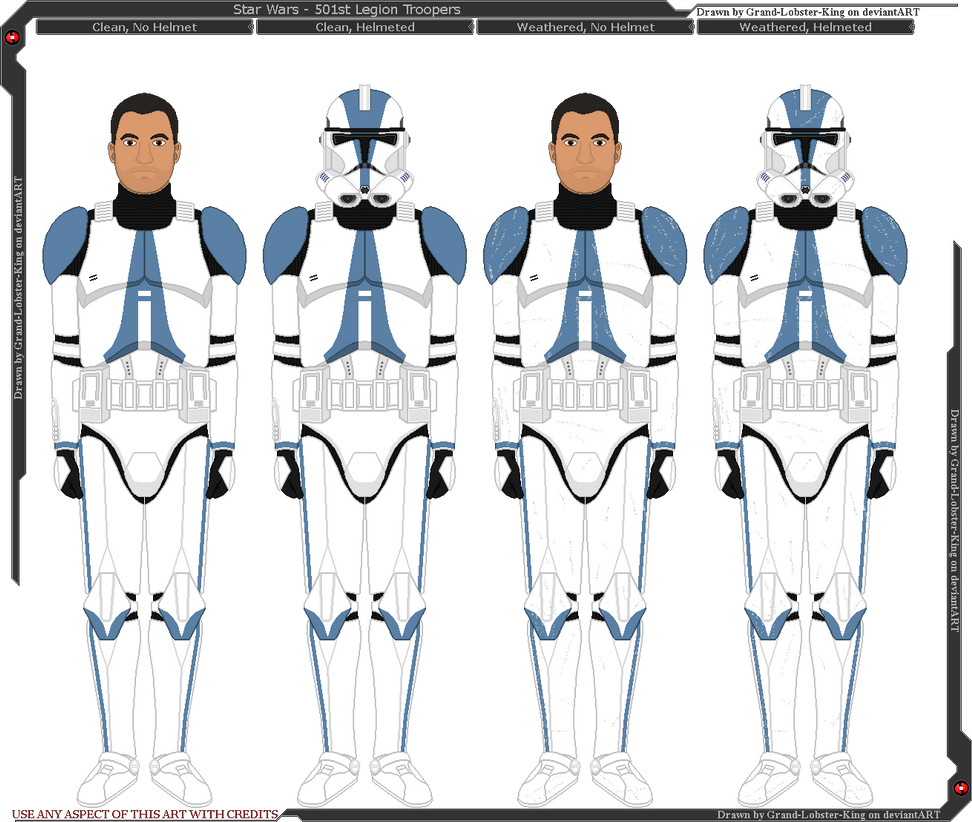 Star Wars - 501st Legion Troopers by Grand-Lobster-King on DeviantArt