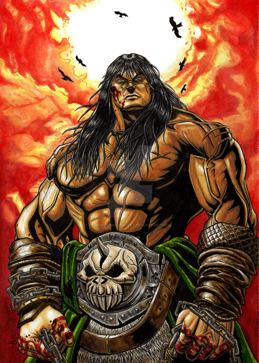 Conan The Barbarian by AngeloDeCapuaart on DeviantArt