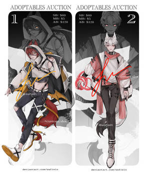 ADOPTABLES AUCTION #36/+2 custom slots(OPEN)