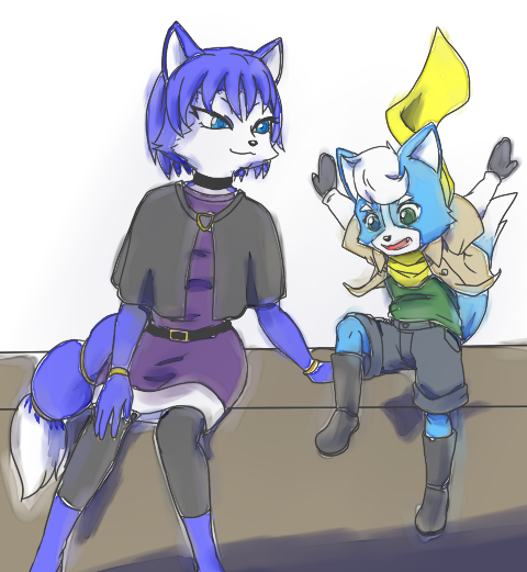 Star Fox: Krystal and Marcus by Kokoro-Tokoro on DeviantArt