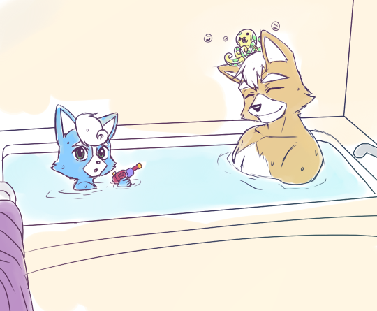 Star Fox - Father/Son Bath Time