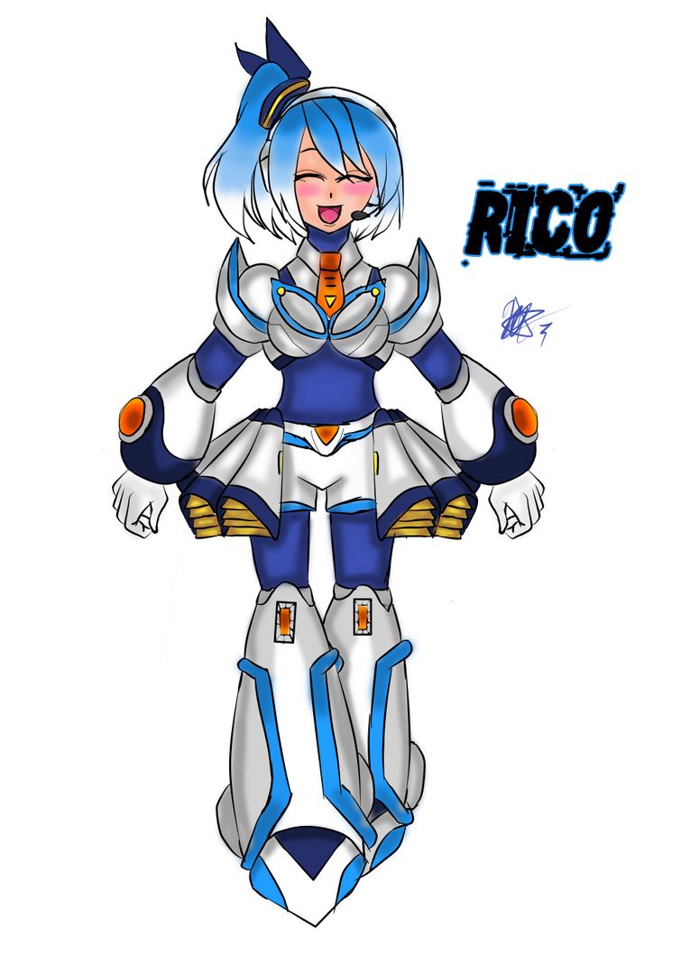 Rico Megaman X Dive digital by MinazakiShirane by MinazakiShirane on ...