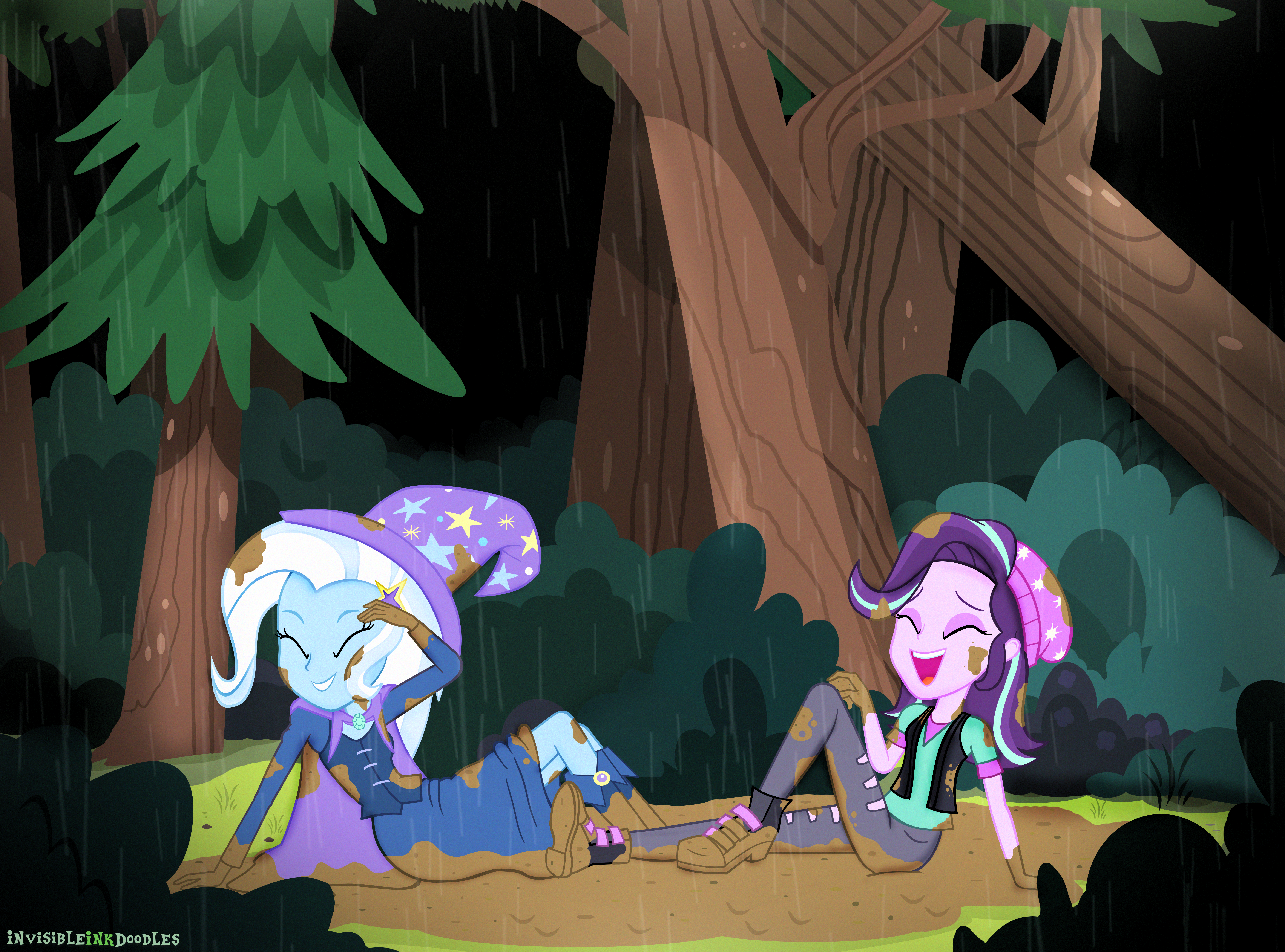 Spring Time in The Everfree Forest (Commission)