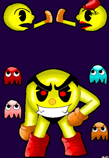 Pac Man Rage Deviantart pac-man by Lillmissthang on DeviantArt