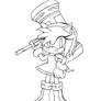 Amy Rose -Lineart-
