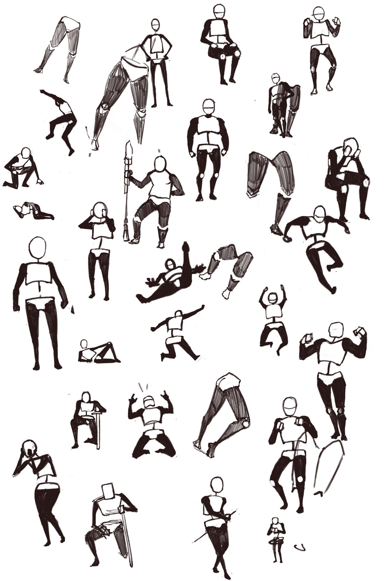 Object Poses Practice Poses by Avanyu on DeviantArt