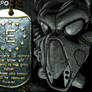 Enclave Fallout Brass dog tag pendant