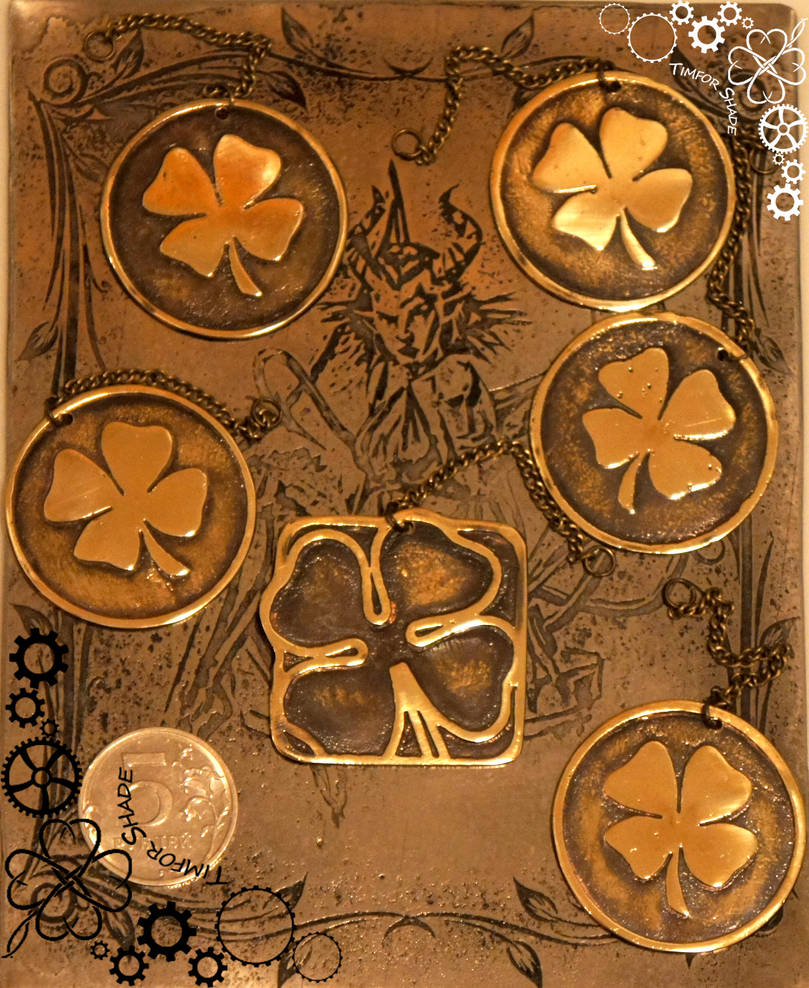 Clover key chains by TimforShade on DeviantArt