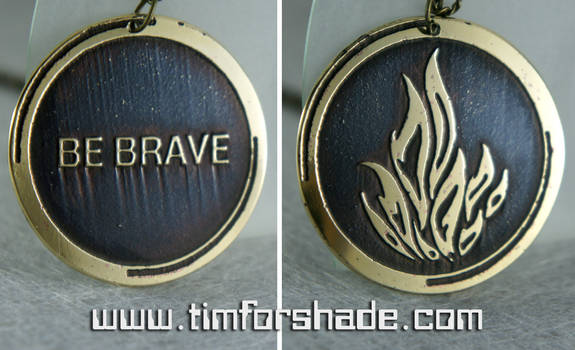 Divergent Dauntless pendant amulet