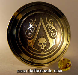 Assassin's creed brass belt buckle