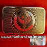 Fallout Brotherhood of Steel brass belt buckle