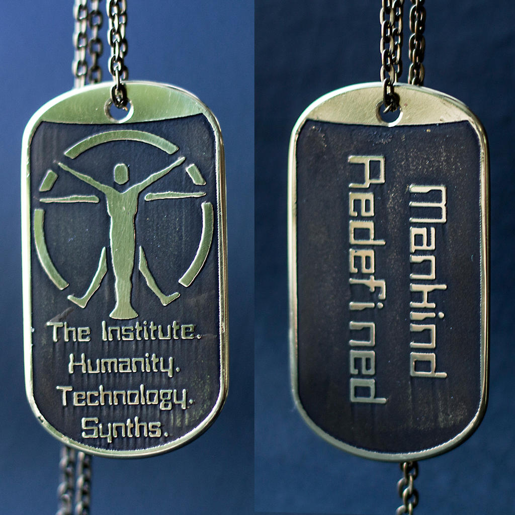 The Institute Fallout dog tag