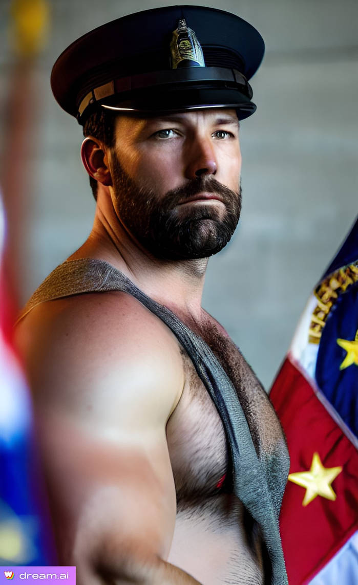 Ben Affleck the shirtless police by JakieBoy2098 on DeviantArt