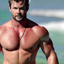 Chris Hemsworth's pink speedo